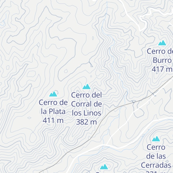 Map of Cerro del Corral de los Linos
