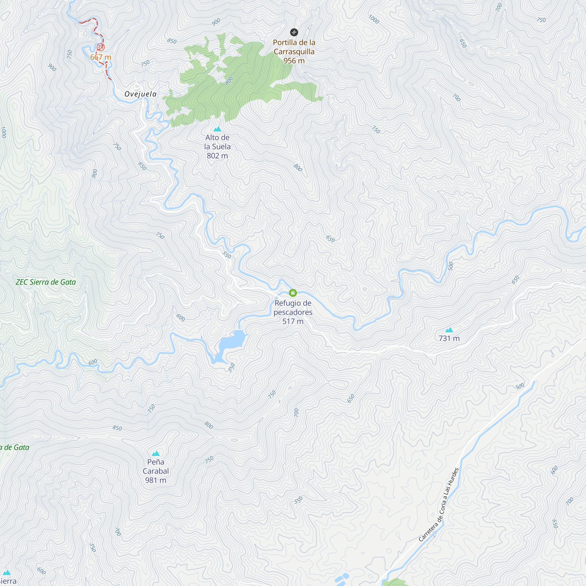 Refugio de pescadores map