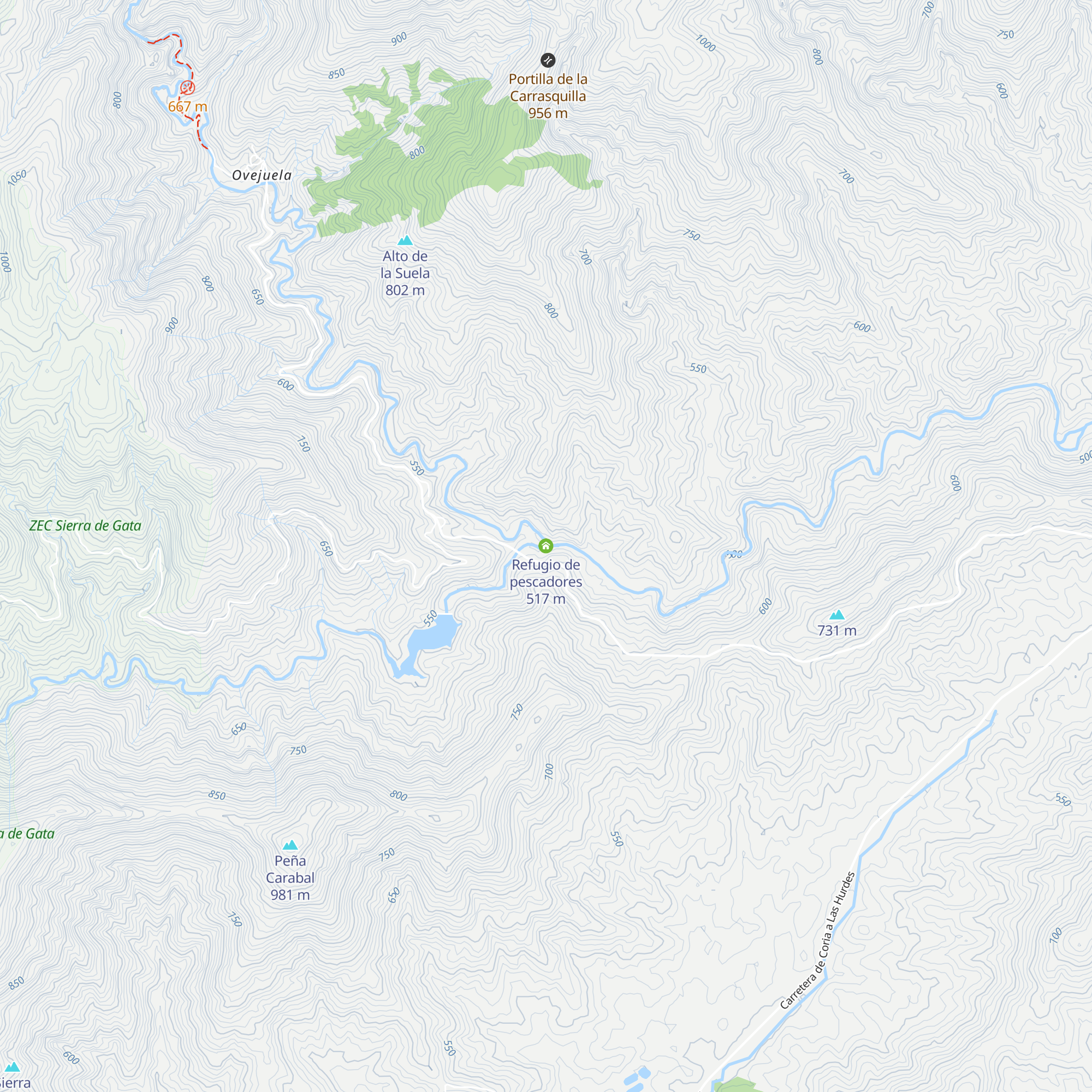 Refugio de pescadores map