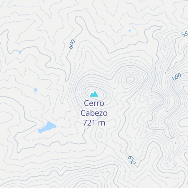 Map of Cerro Cabezo