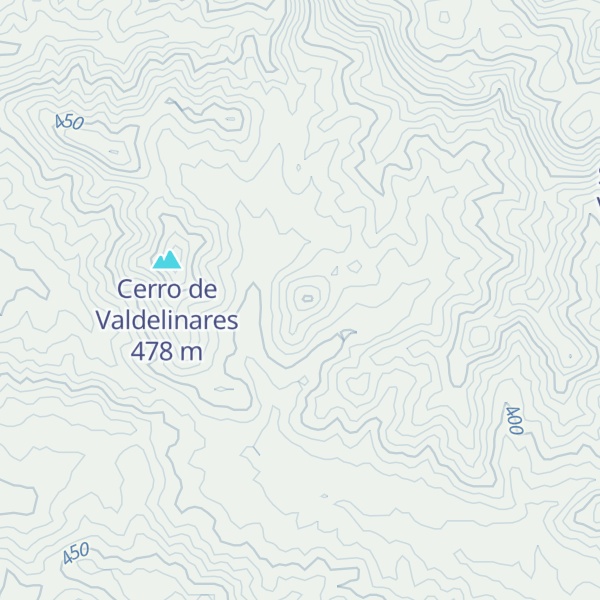 Map of Cerro del Palomar
