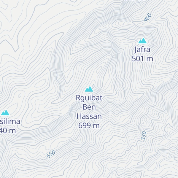 Map of Rguibat Ben Hassan