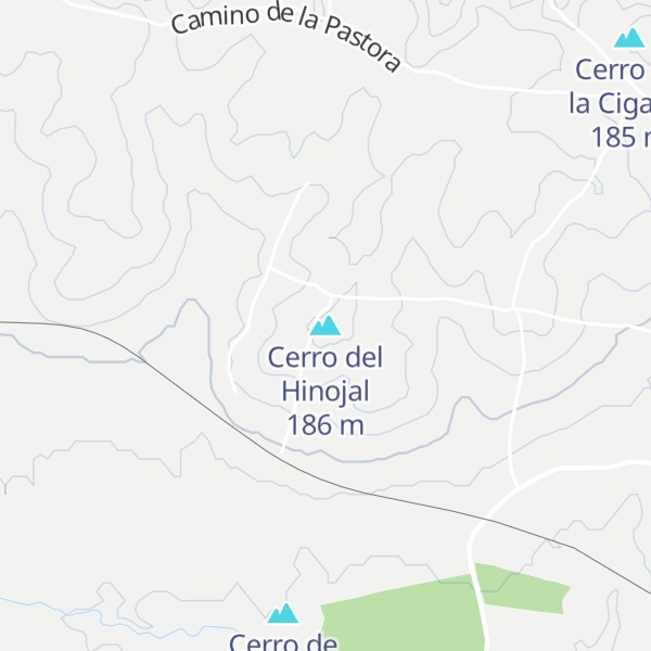 Map of Cerro del Hinojal