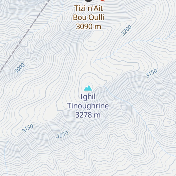Map of Ighil Tinoughrine