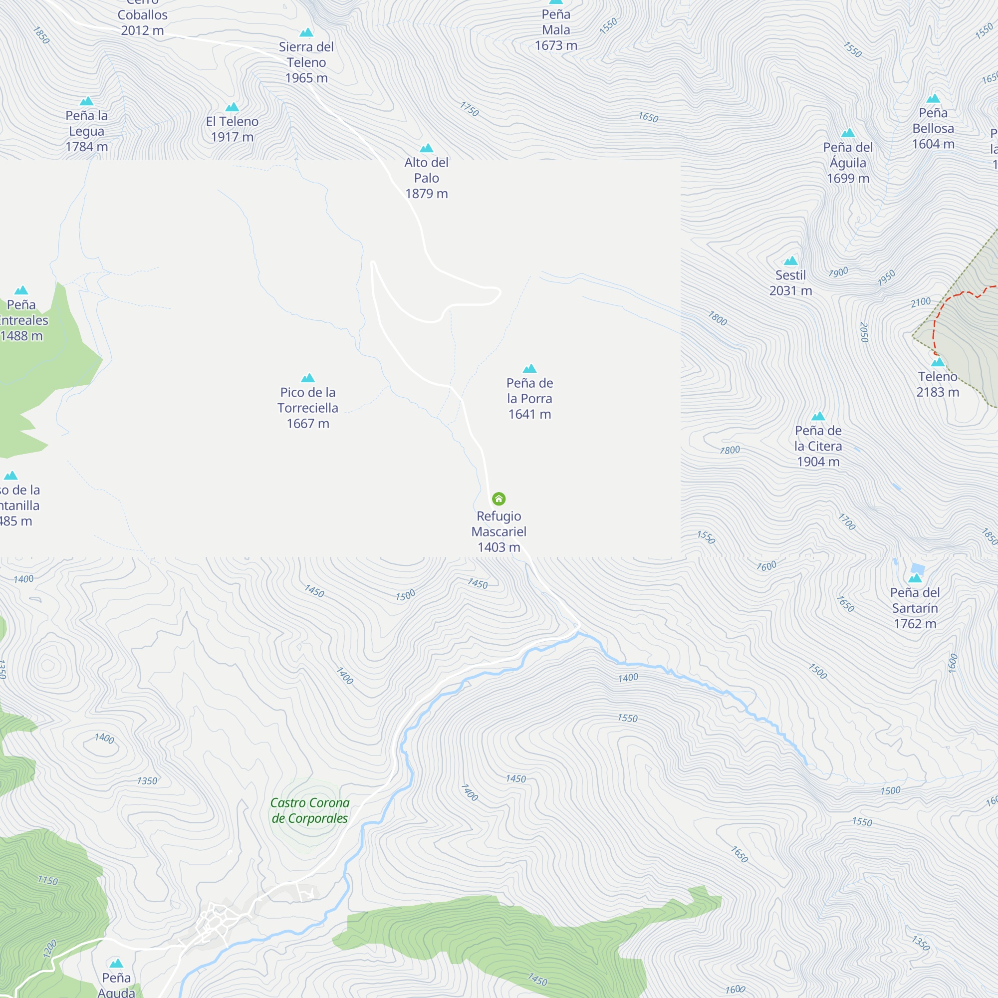 Refugio Mascariel map