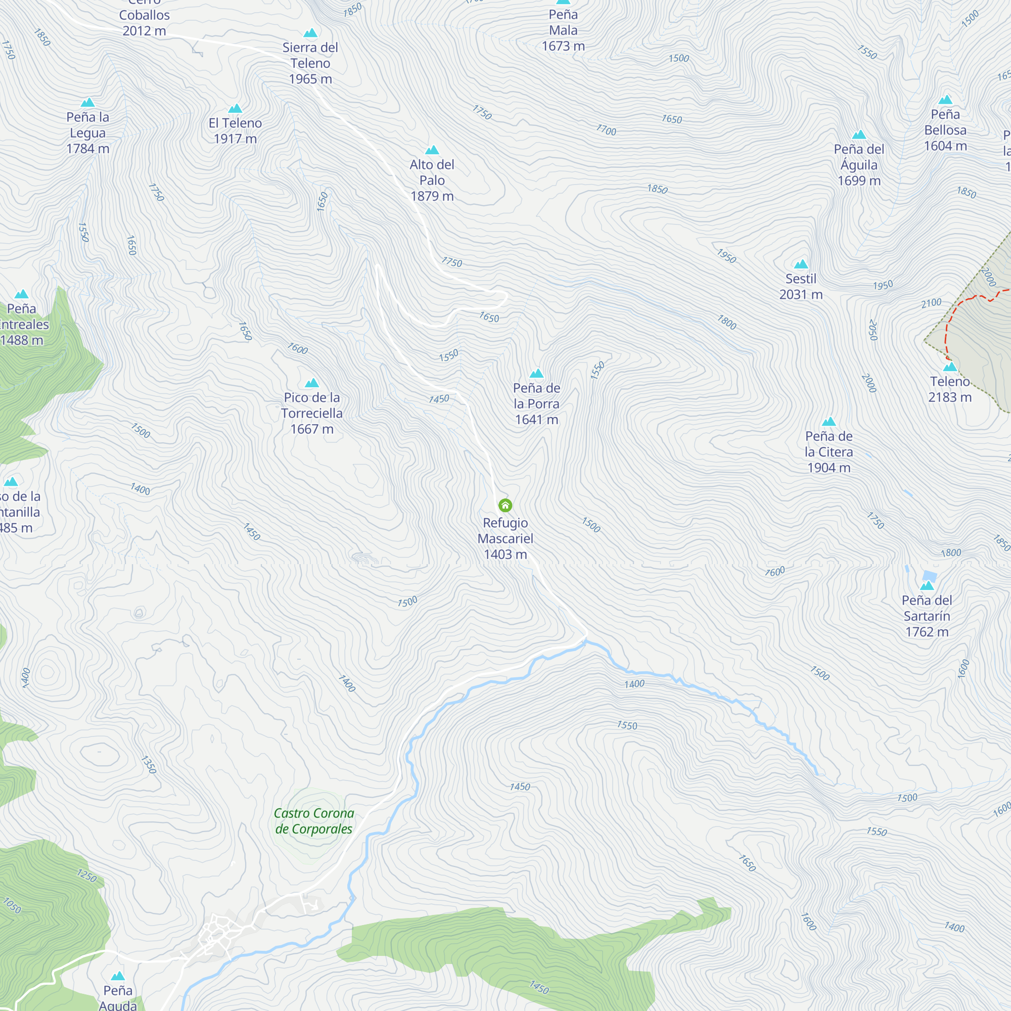 Refugio Mascariel map