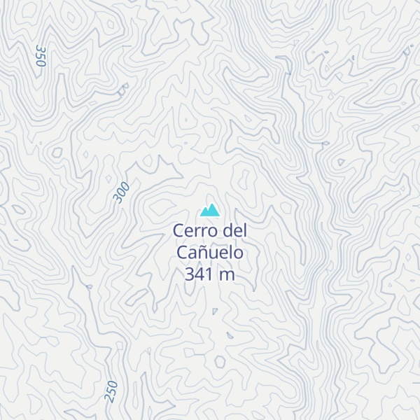 Map of Cerro del Cañuelo