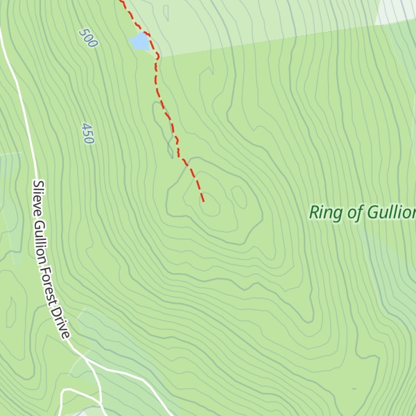 Map of Slieve Gullion