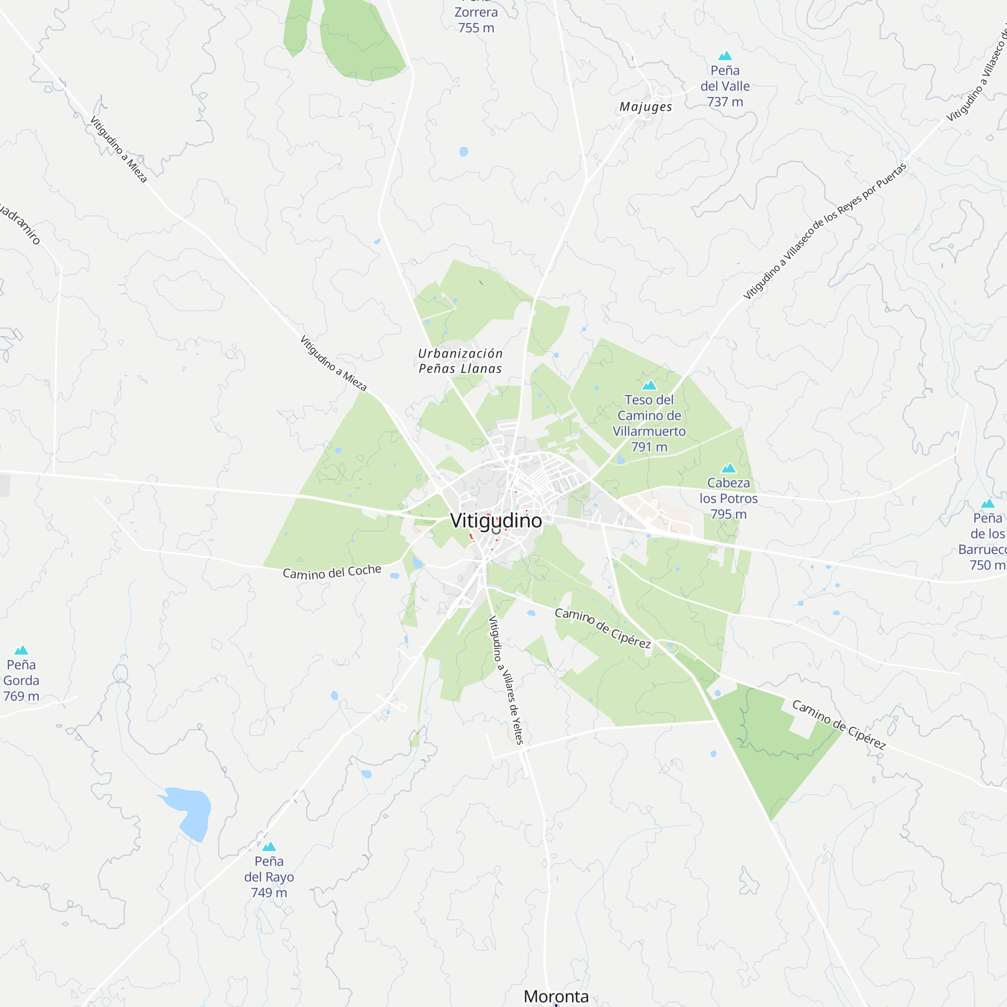 Oficina de información y turismo de Vitigudino map