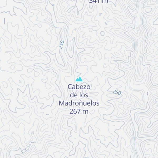 Map of Cabezo de los Madroñuelos