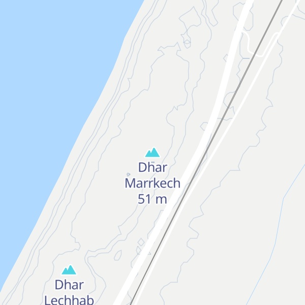 Map of Dhar Marrkech