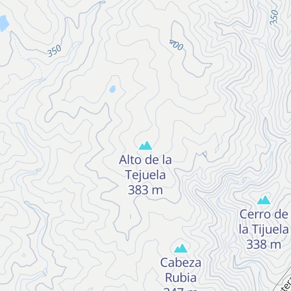 Map of Alto de la Tejuela