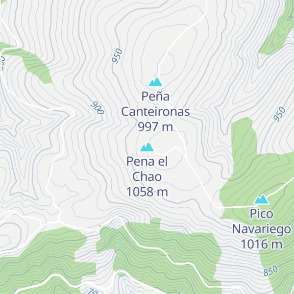 Map of Pena el Chao