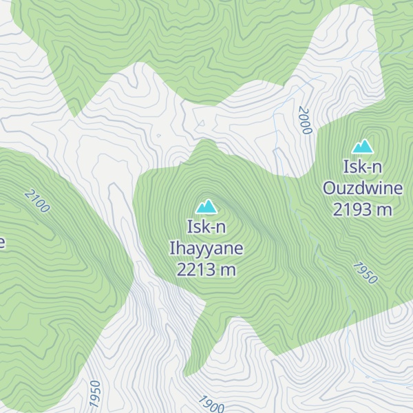 Map of Isk-n Ihayyane