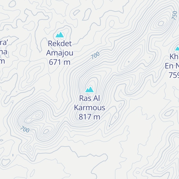 Map of Ras Al Karmous