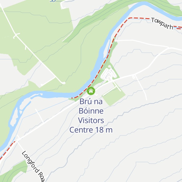 Map of Brú na Bóinne Visitors Centre