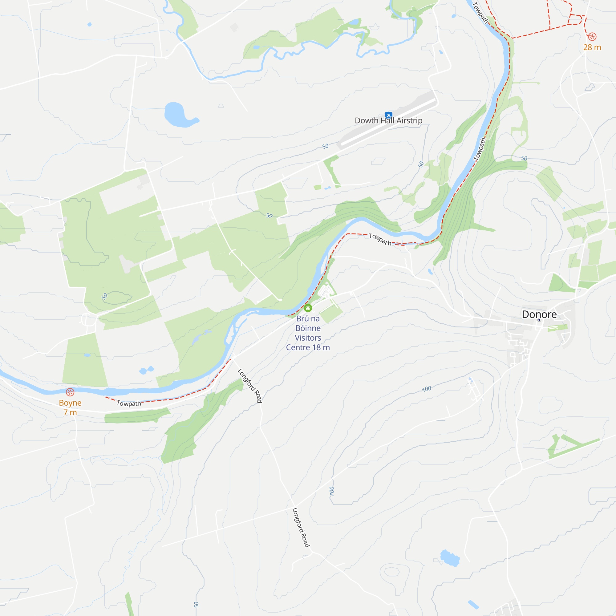 Brú na Bóinne Visitors Centre map