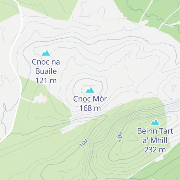 Map of Cnoc Mòr