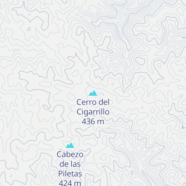 Map of Cerro del Cigarrillo