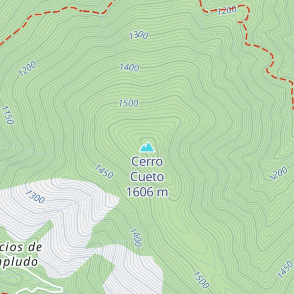 Map of Cerro Cueto