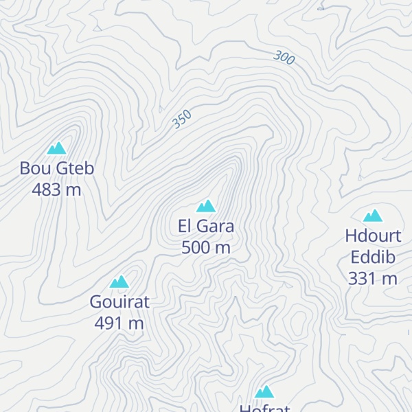 Map of El Gara