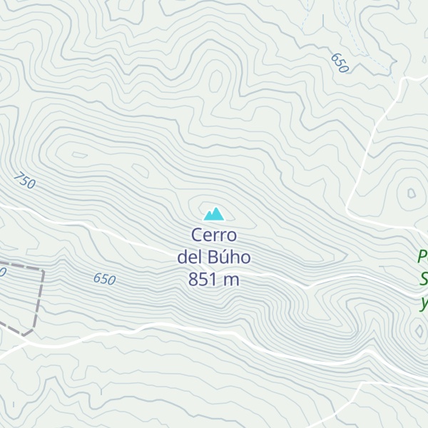 Map of Cerro del Búho