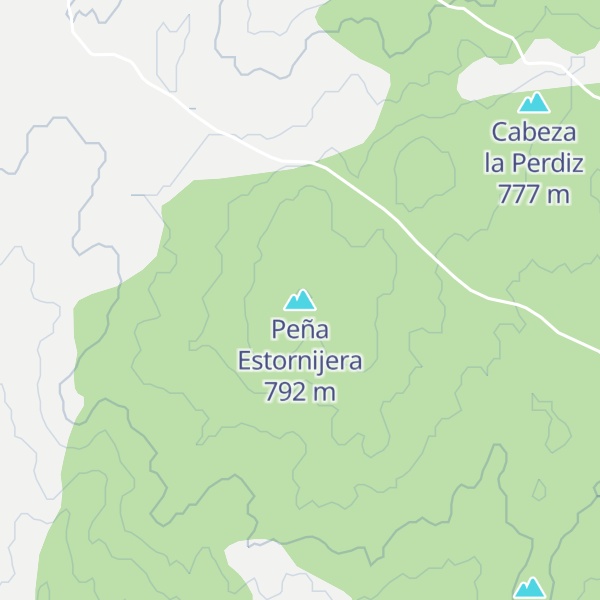 Map of Peña Estornijera