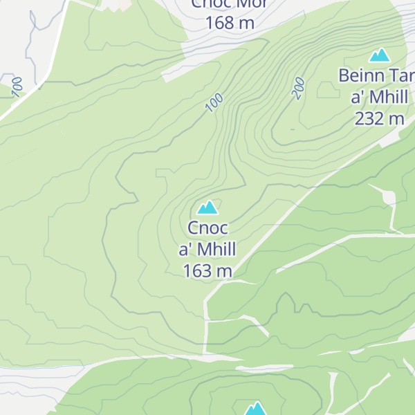 Map of Cnoc a' Mhill
