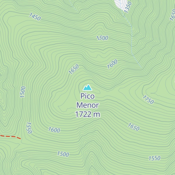 Map of Pico Menor