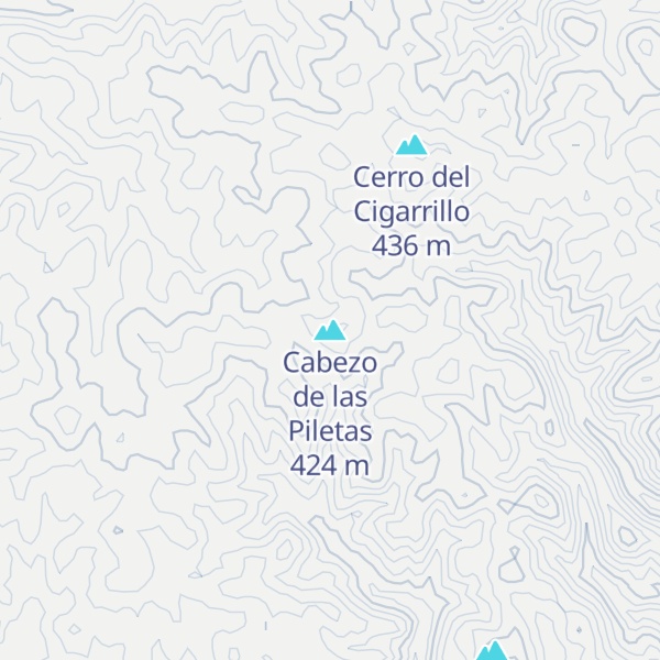 Map of Cabezo de las Piletas