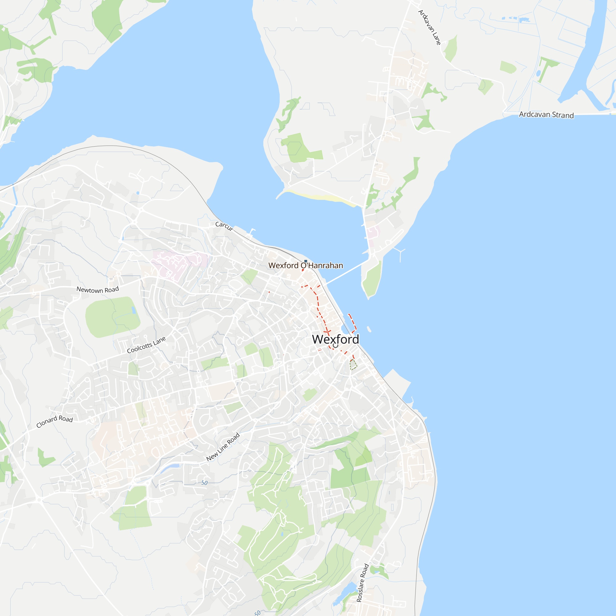 Wexford Tourist Information Centre map