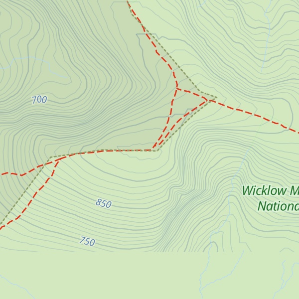 Map of Lugnaquilla