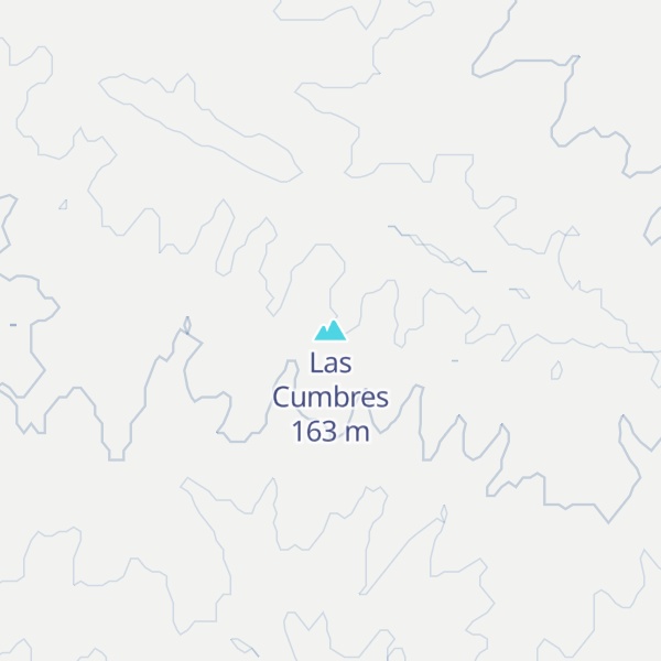 Map of Las Cumbres