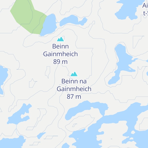 Map of Beinn na Gainmheich