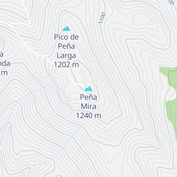 Map of Peña Mira