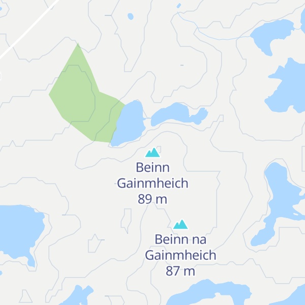 Map of Beinn Gainmheich