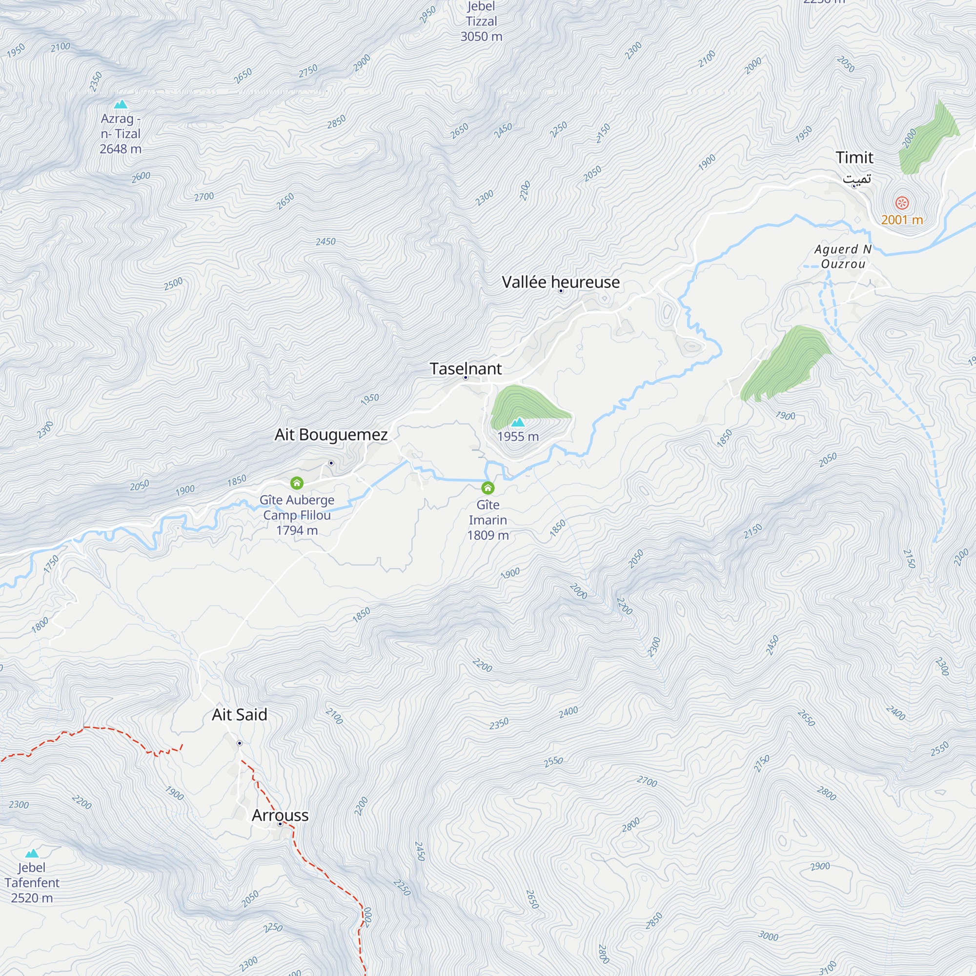 Gîte Imarin map