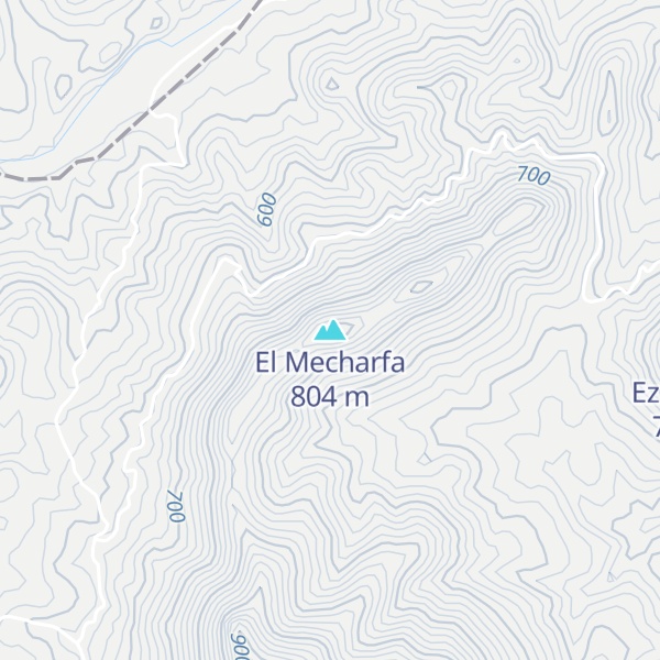 Map of El Mecharfa