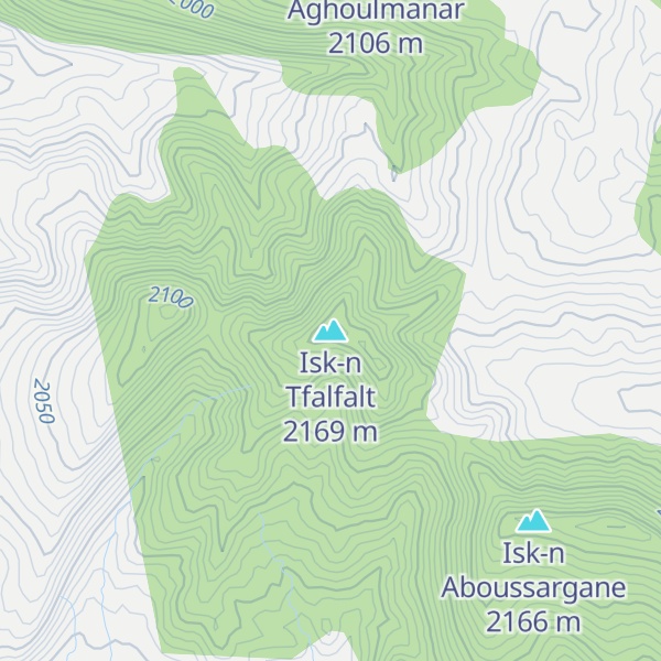 Map of Isk-n Tfalfalt