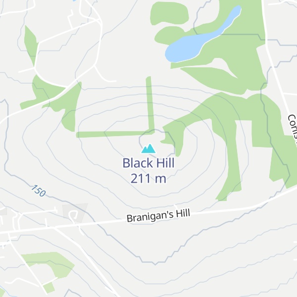 Map of Black Hill