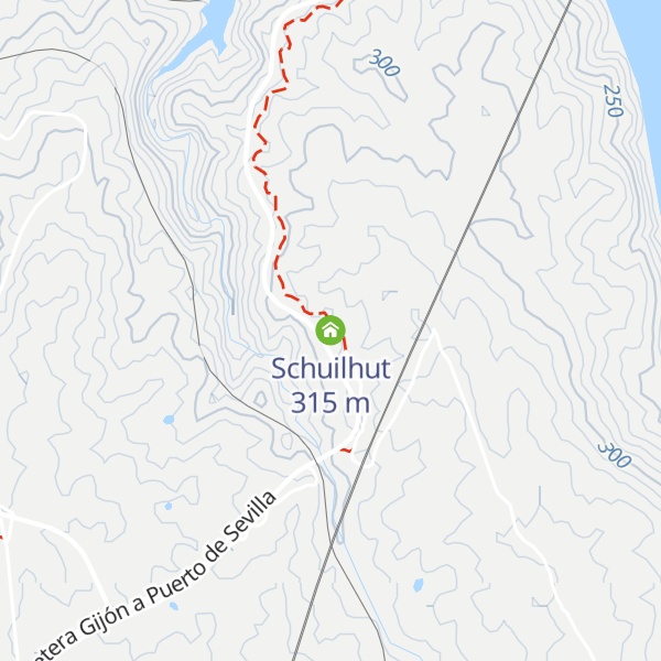 Map of Schuilhut
