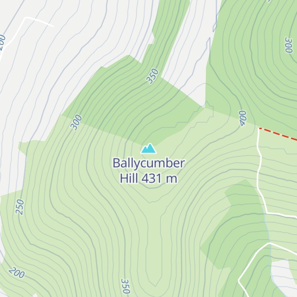 Map of Ballycumber Hill
