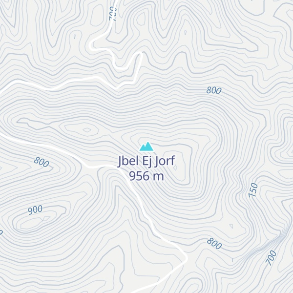 Map of Jbel Ej Jorf