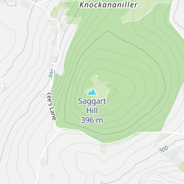 Map of Saggart Hill