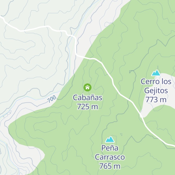 Map of Cabañas