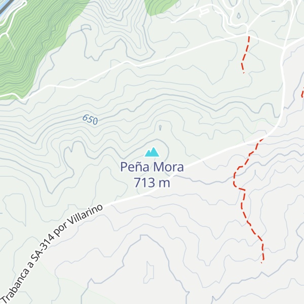 Map of Peña Mora