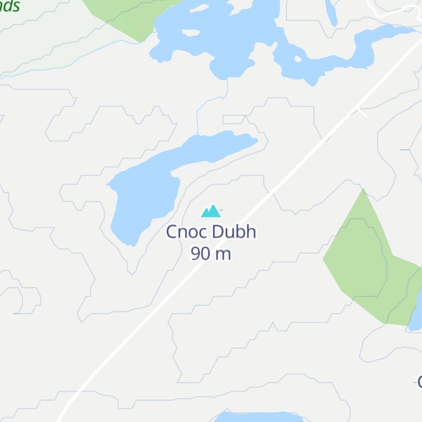 Map of Cnoc Dubh