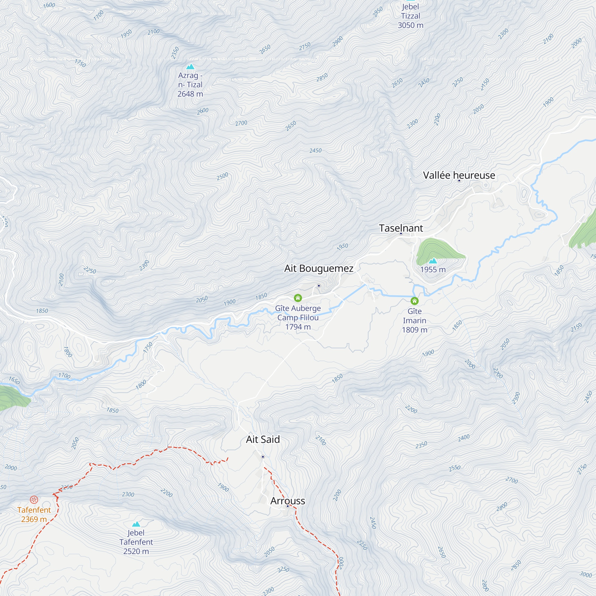 Gîte Auberge Camp Flilou map