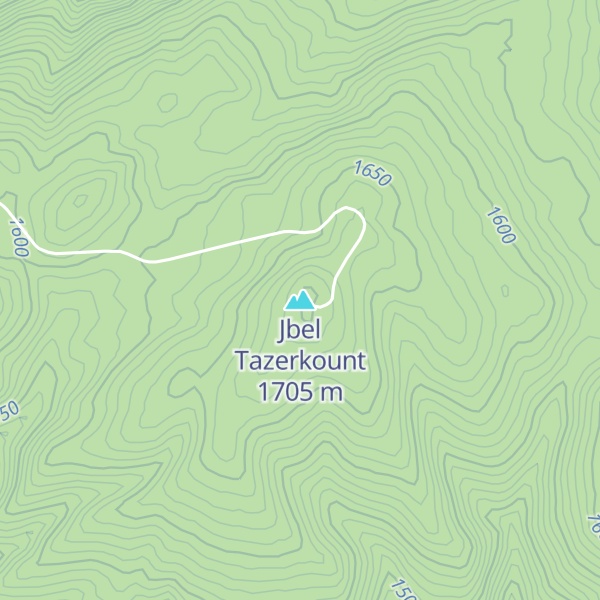 Map of Jbel Tazerkount