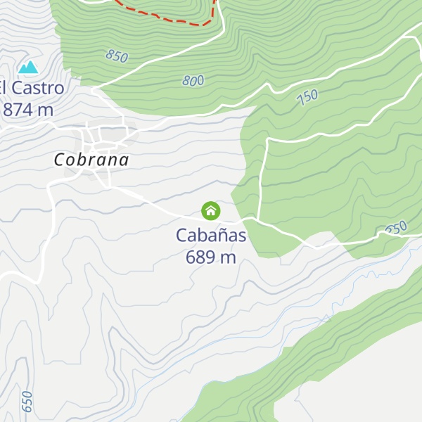 Map of Cabañas